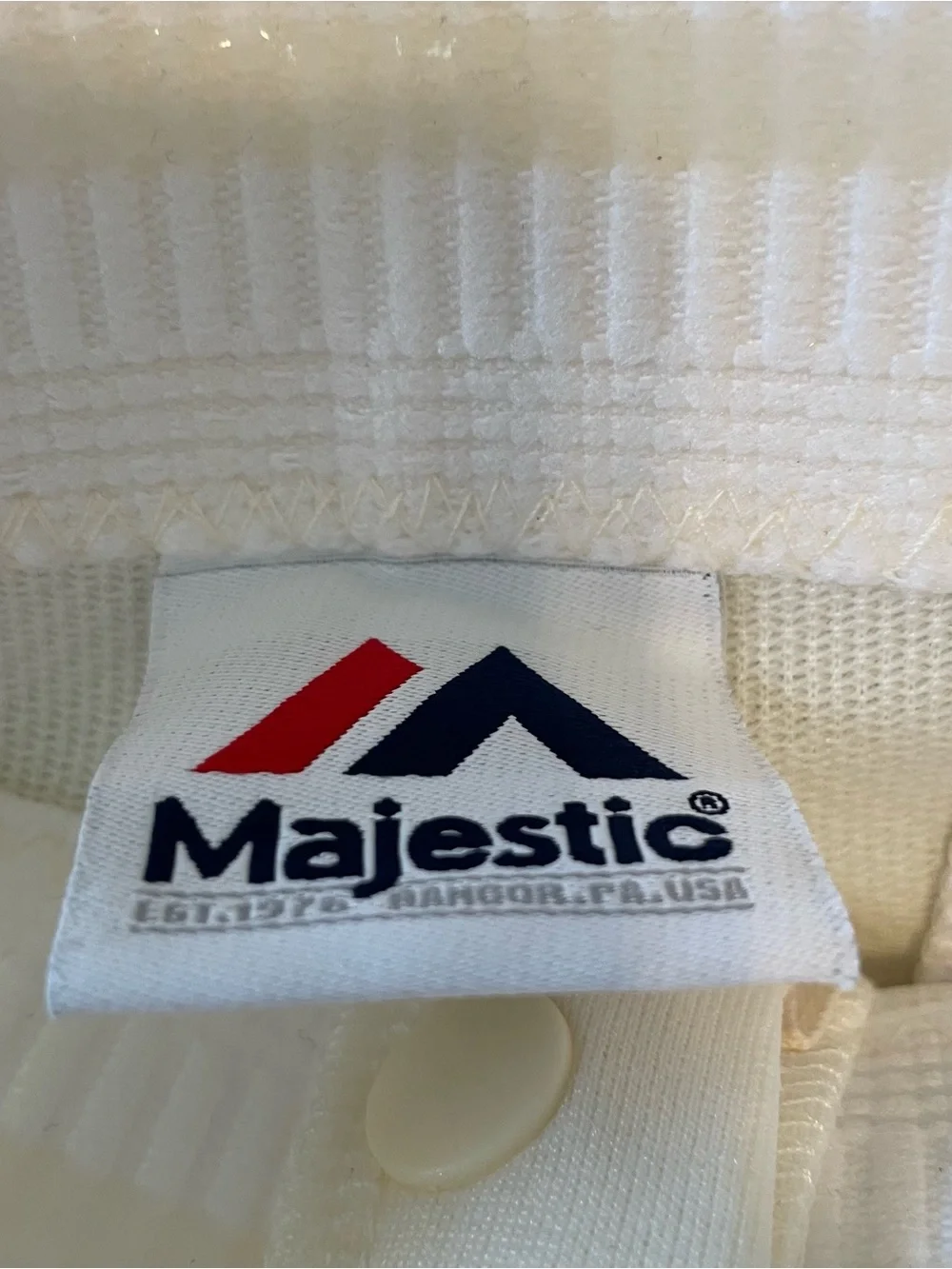 Majestic Baseball Pants Youth Size XL Ivory Cream Off White Pro Style Athletic